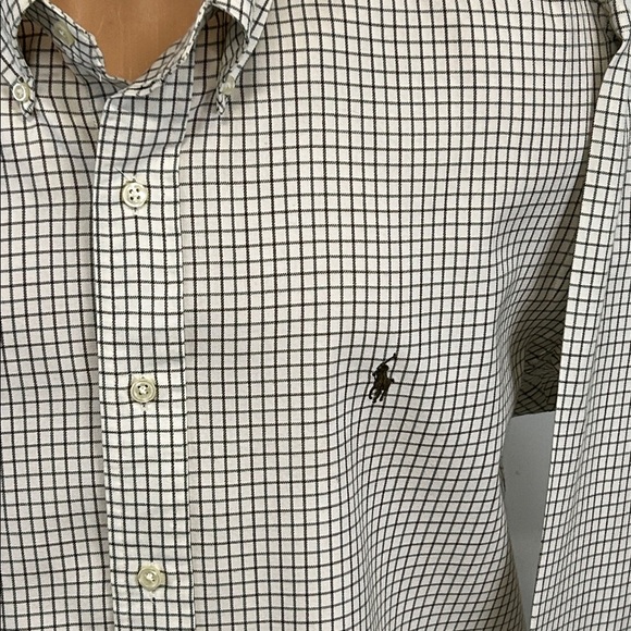 Ralph Lauren long sleeve button down collar shirt.  XXL - Picture 4 of 8